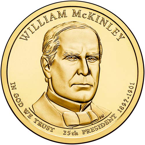 2013 P Position A BU William McKinley Presidential Dollar Choice Uncirculated US Mint Thumbnail