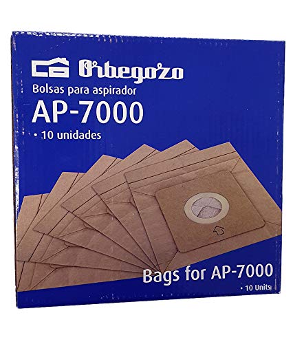 Orbegozo. Bolsas de Aspirador AP7000 (10 Bolsas)