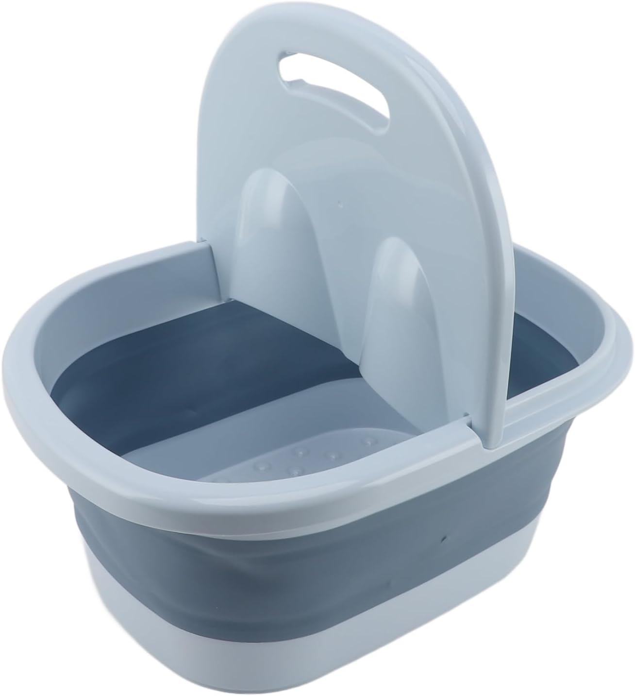 CCYLEZ Foot Soak Tub, PP Silicone Compact Foot Soaking Bucket for Home (Blue)