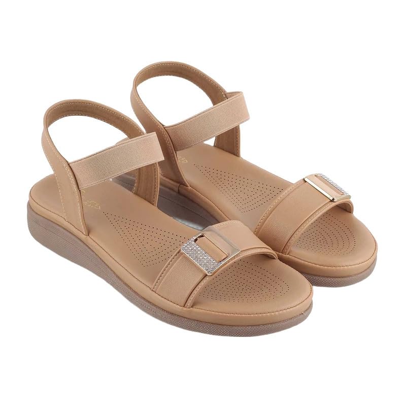 Image of tresmode STEPI Women's Casual Flat Sandals
