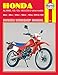 Honda XL-XR 80, 100, 125, 185 and 200 Owners Workshop Manual, No. M566: 1978-1987