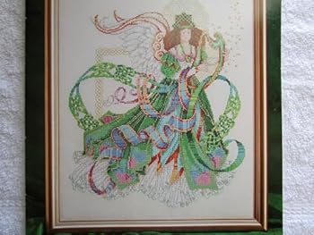 Paperback American School of Needlework Cross Stitch Masterpiece Chart 3737 Celtic Angel Book