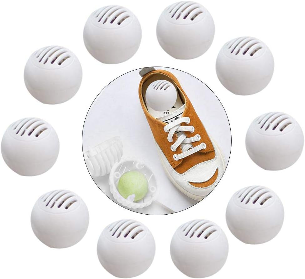 Peedeu Shoe Deodorizer Balls (Contains 10 Balls), Shoe Deodorant for