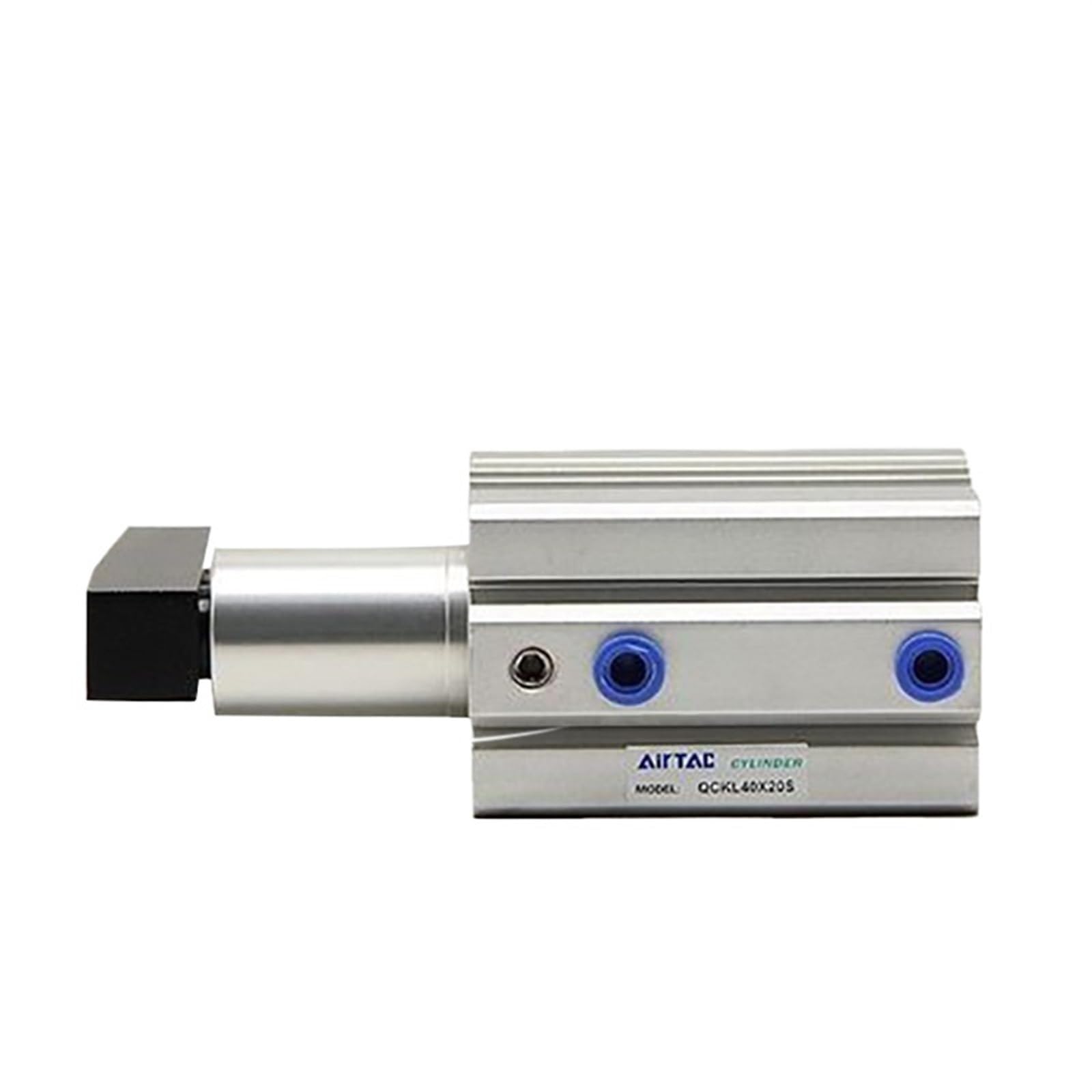 Cylindre d'angle de serrage rotatif QCK actionneur pneumatique rotatif à gauche 12mm