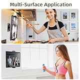 Lukymod Universal Tablet Wall Mount, 360°Adjustable for 4.7-14" Tablet/eReader/Smartphone, Aluminum, Compatible with iPad, iPhone, Galaxy Tab, Kindle Fire HD, Switch - Image 4