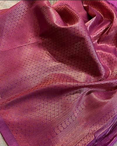 Image of Avantika Fashion Women's Kanjivaram Soft Silk Banarasi Sarees With Blouse Piece