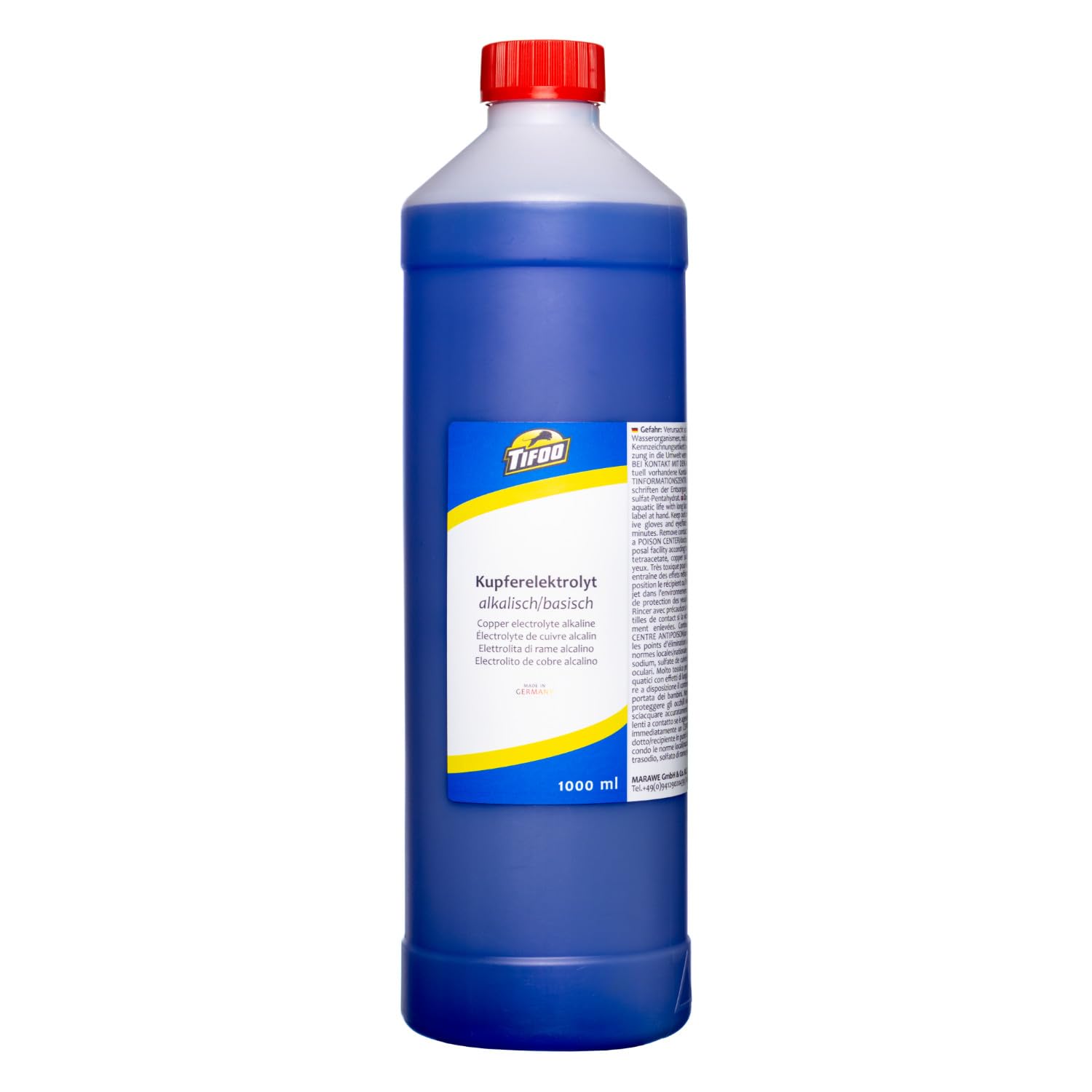 Elettrolita di rame alcalino (1000 ml), ramare metalli comuni, galvanica rame