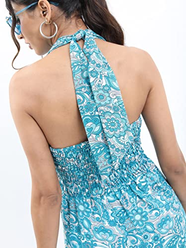 Image of Ketch Women Regular Fit Printed Sleeveless Dress