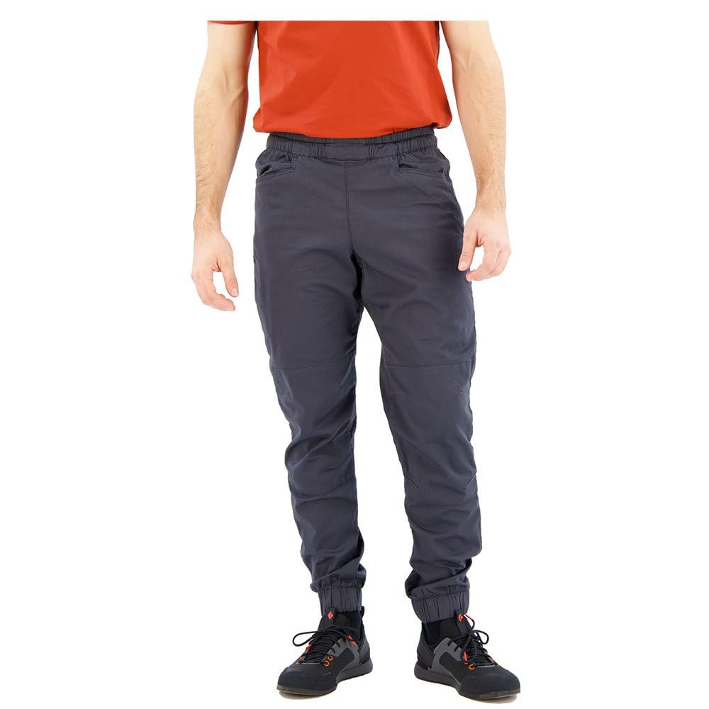 Black Diamond Mens Notion Pants - Jogger Style Climbing and Active Pants, Charcoal, X-Small