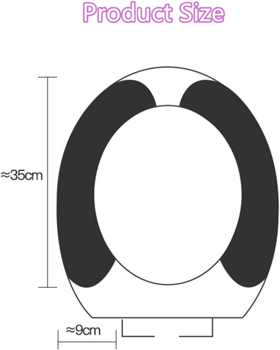 1ペアトイレシートカバーソフト トイレペーストトイレシートパッド洗えるバスルームウォーマーシート蓋カバーパッドの閉じる粘着シートマッ