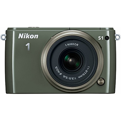 Nikon 1 S1 10.1 MP HD�f�W�^���J����11-27.5mm VR 1 NIKKOR�����Y(�J�[�L)