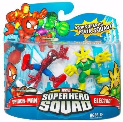 Marvel Super Hero Squad Action Figure 2-Pack - Spider-Man Vs Electro