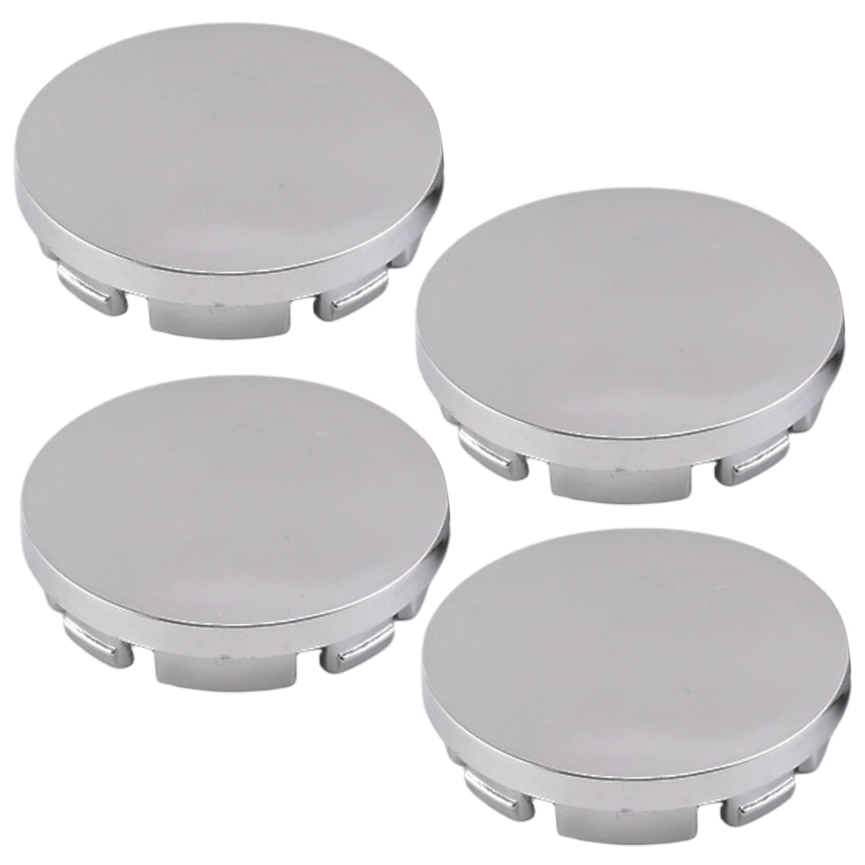 Wheel Center Cap|Wheel Center Caps 4Pcs 56mm(2 Inch) Common ABS Caps for Rims Replacement Dustproof Accessories for Automobile, Silver