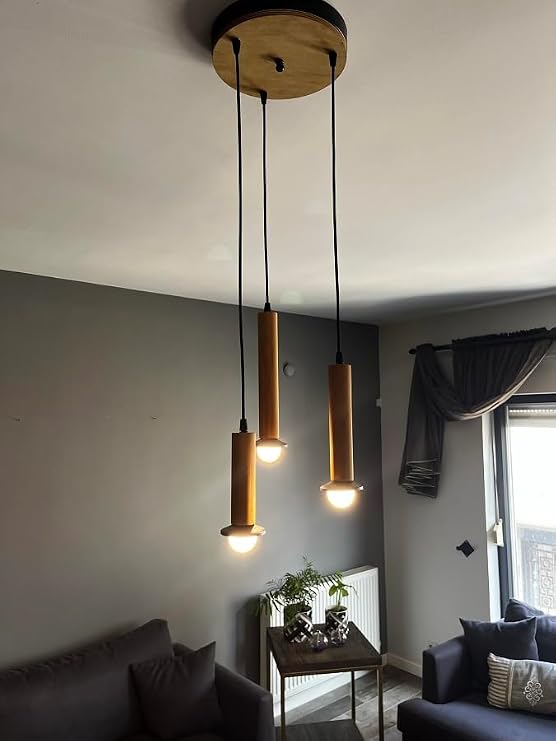 Modern Sarkıt Avize - Salon aydınlatma - üçlü avize - Modern salon aydınlatma [Enerji Sınıfı A]