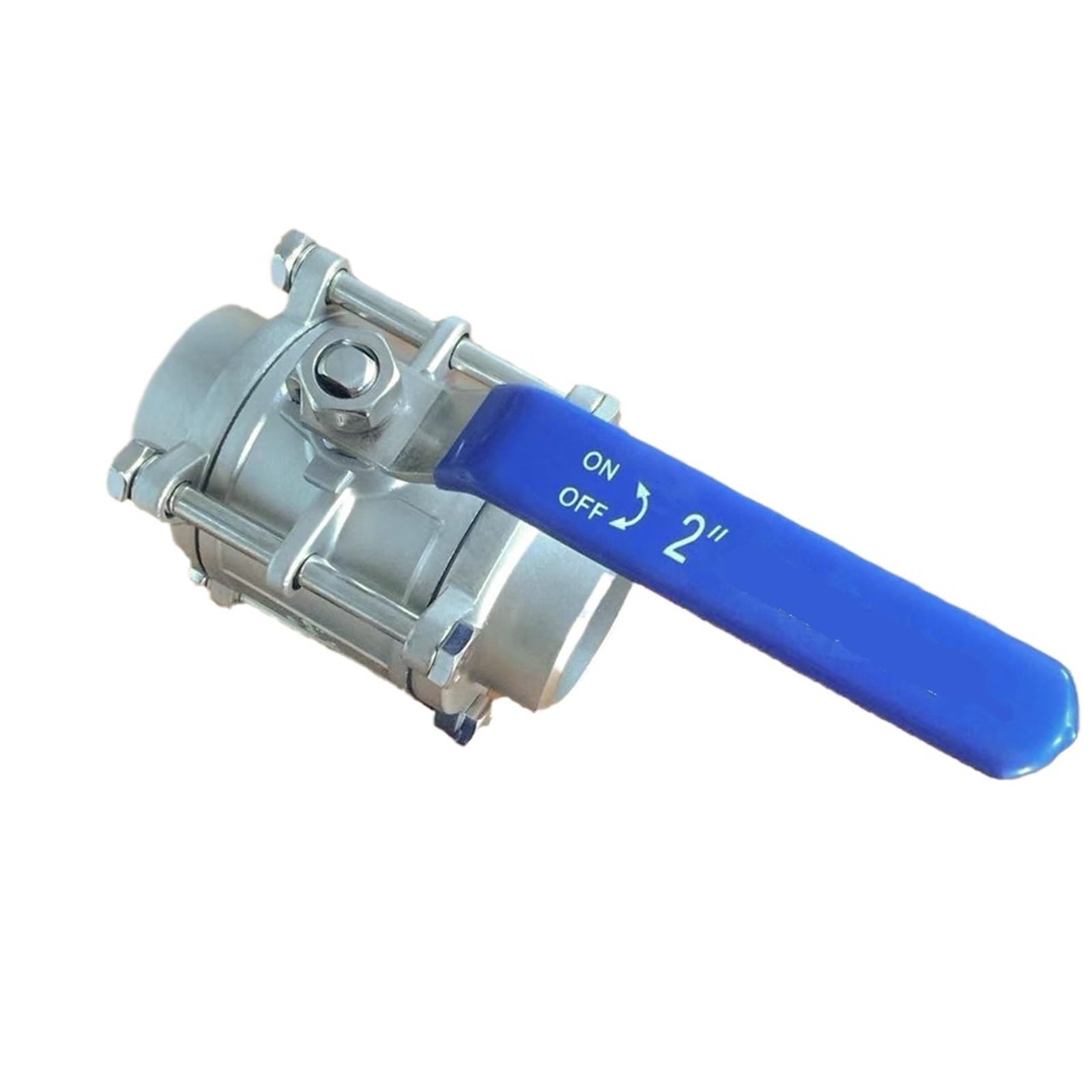Robinet DN50 en inox pour stopper les fuites de tuyauterie gaz et eau