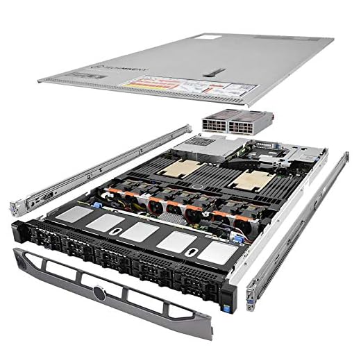 TechMikeNY Server 2X E5-2650v3 2.30Ghz 20-Core 192GB 8X 1TB H730P Rails PowerEdge R630 (Renewed)