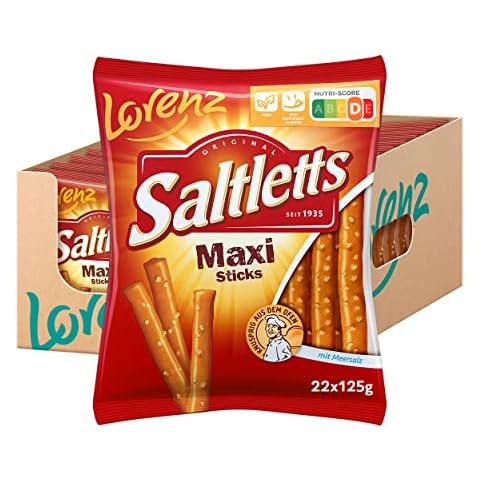 Lorenz Snack World Saltletts Maxi Sticks, 22er Pack (22 x 125 g) Cover
