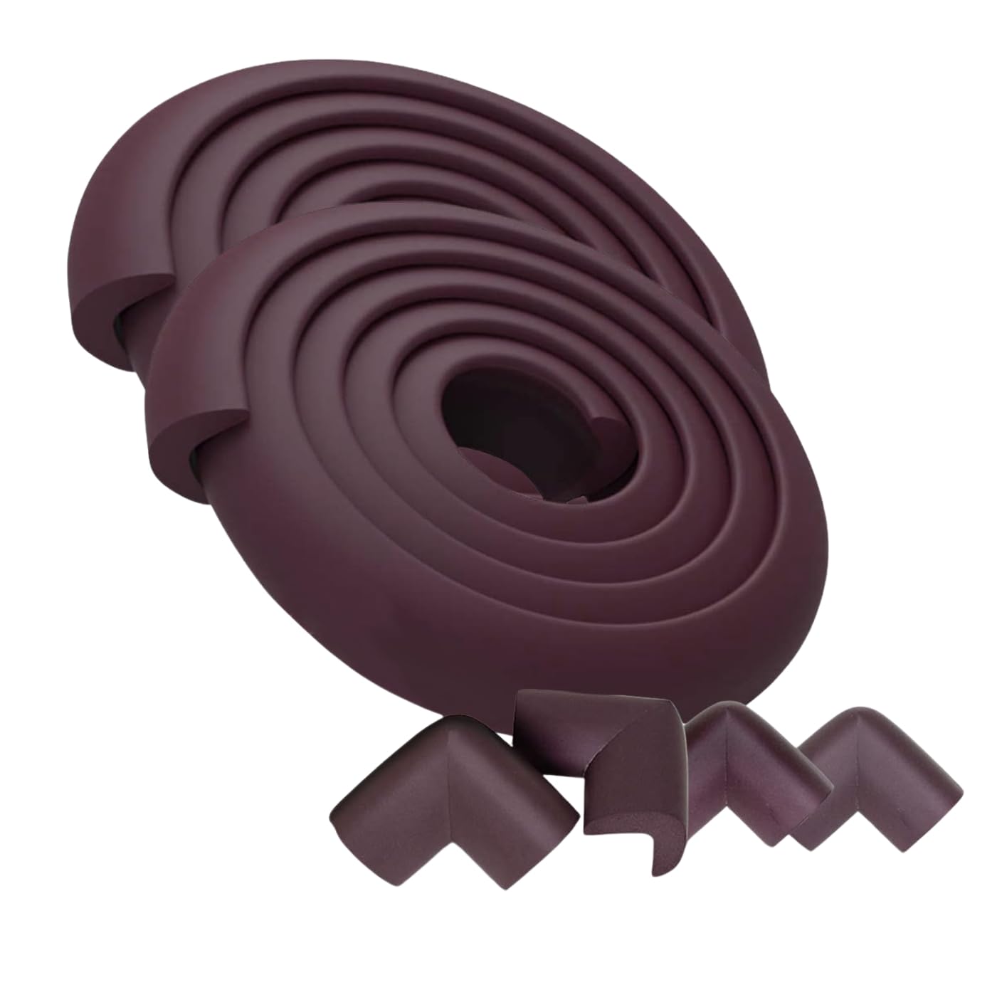 BabyPro Baby proofing Edge and Corner Combo (12mm, Pack of 6) by Certified Professional Childproofer of 4 Meters of Edge Guard & 4 Corner Protectors Covering, Furniture Corners (Brown) BabyPro Baby proofing Edge and Corner Combo (12mm, Pack of 6) by Certified Professional Childproofer of 4 Meters of Edge Guard & 4 Corner Protectors Covering, Furniture Corners (Brown)