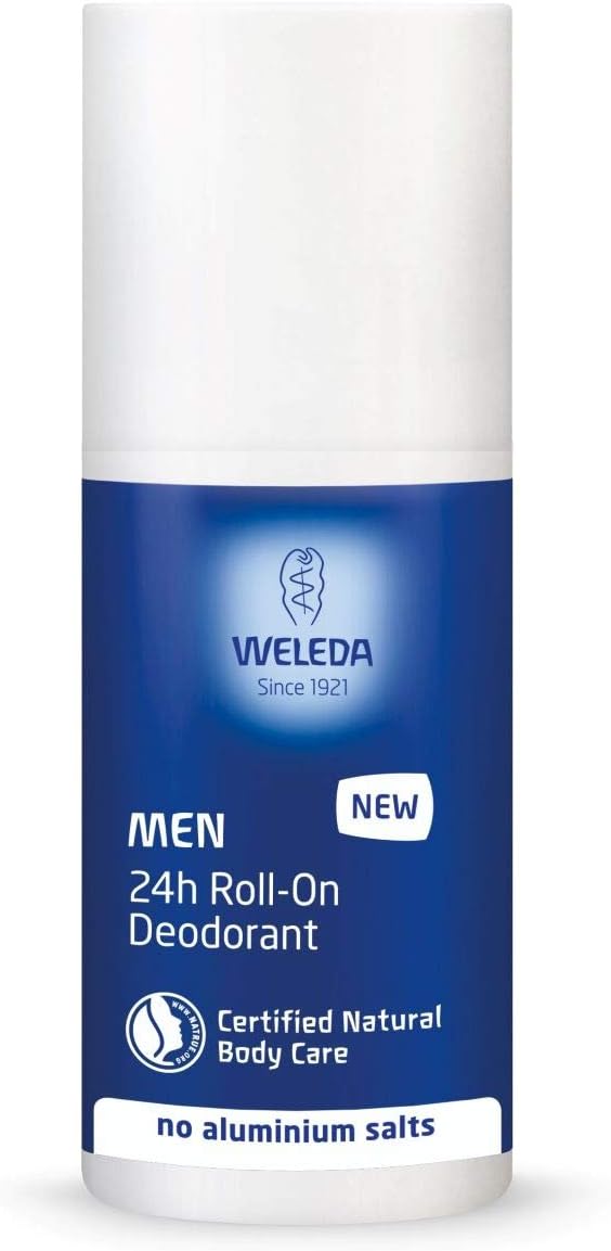 Bio Men 24h roll-on deodorant, natural cosmetics deodorant with a tart scent and freshness, effective protection against body odour, reliable 24 hours without aluminum (1 x 50 ml)