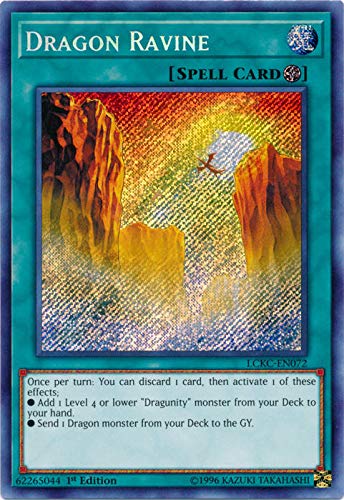 Yu-Gi-Oh! Dragon Ravine - LCKC-EN072 - Secret Rare - 1st Edition - Legendary Collection Kaiba Mega Pack (1st Edition)