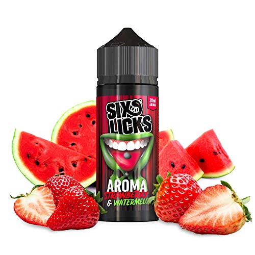 Strawberry & Watermelon 20ml Longfill Aroma by Sixs Licks
