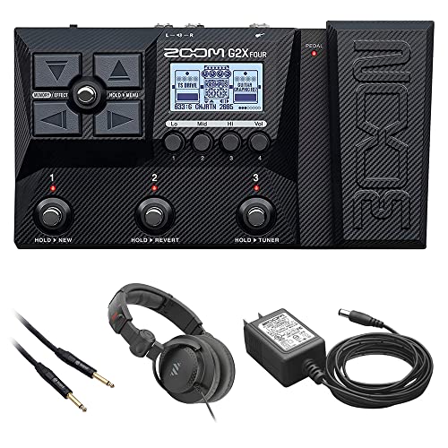 Zoom G2X 4 �}���`�G�t�F�N�g�M�^�[�y�_���o���h�� Zoom AD-16 9V �d���A�_�v�^�[�APolsen HPC-A30-MK2 �w�b�h�t�H���A10�t�B�[�g�y��P�[�u���t��