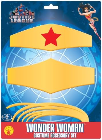 Rubie'sRubie's Wonder Woman Child's Costume Accessory Set, Yellow