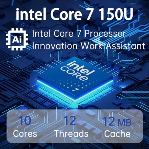 Image of HP 2025 Essential Laptop, 17.3 inch FHD, Intel Core 7 150U (Beats I7 1335U), 128GB RAM, 93TB SSD, Fingerprint Reader, Backlit Keyboard, Wi-Fi 6, Win 11 Home, Blue, Bundle with ADATA 512 External SSD