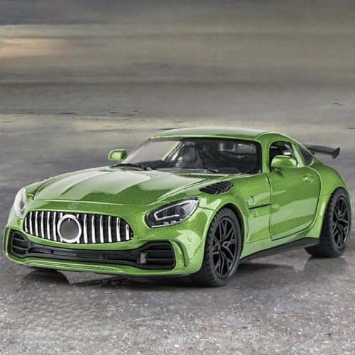 Image of Die-Cast AMG-GT3 Car Model 1:32 Scale Alloy Metal Toy Car with Openable Doors, Hood & Trunk, LED Lights & Sound, Pull Back Action Sports Car Toy for Kids Boys & Collectors