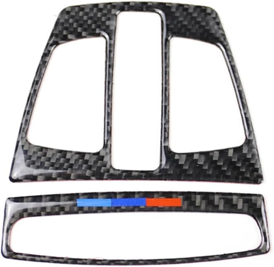 Carbon Fiber Car Reading Light Decorative Frame Sticker for bmws F30 F20 F34 F46 X5 F15 X6 F16 X1 F48 Accessoire(Classic Style)