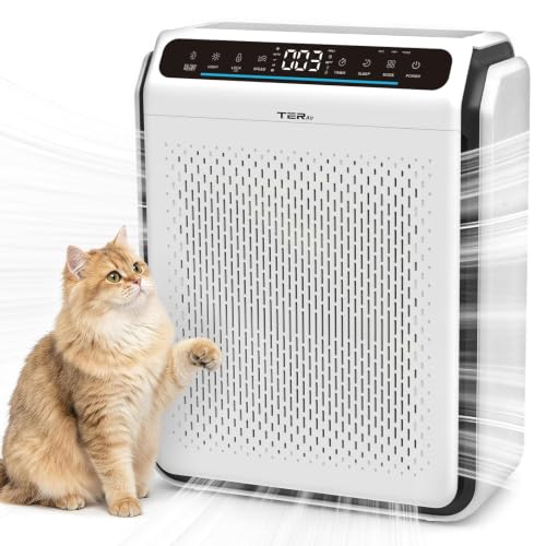 Pet Air Purifier for Home Large Room with H13 HEPA Washable Filter, AP03