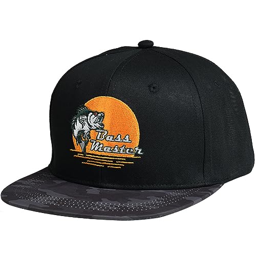 Image of EDTREK Performance Outdoorsman Snapback Truck Hat with Flat Brim - Unique Animal Embroidery