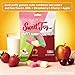 SweetJoy Puffy Gummy Candy Mix Fat Free Milk, Strawberry, Cherry, Apple Flavored Candy 16oz Total (4 Bags × 4oz), Value Pack Perfect for Birthdays, Halloween, Parties, Travel, Kids and Adults