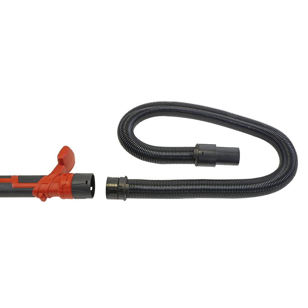 Matrix Profi Trockenbauschleifer DWS 710 800 Watt Wandschleifer Schleifgiraffe Deckenschleifer Langhalsschleifer | 225mm 4,3kg rot-schwarz Teleskopstiel ausziehbar bis 170cm inkl. Schleifpapier