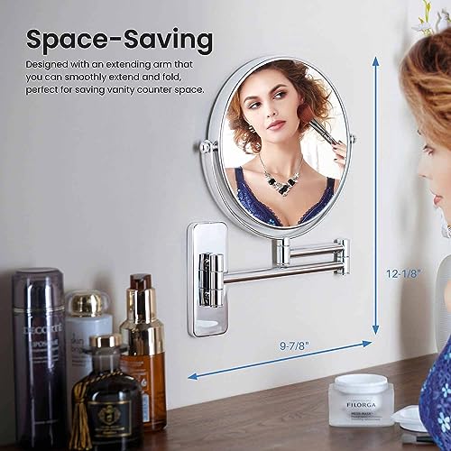 Espejo para Maquillaje KIBI Redondo de Pared Dual miniatura 3