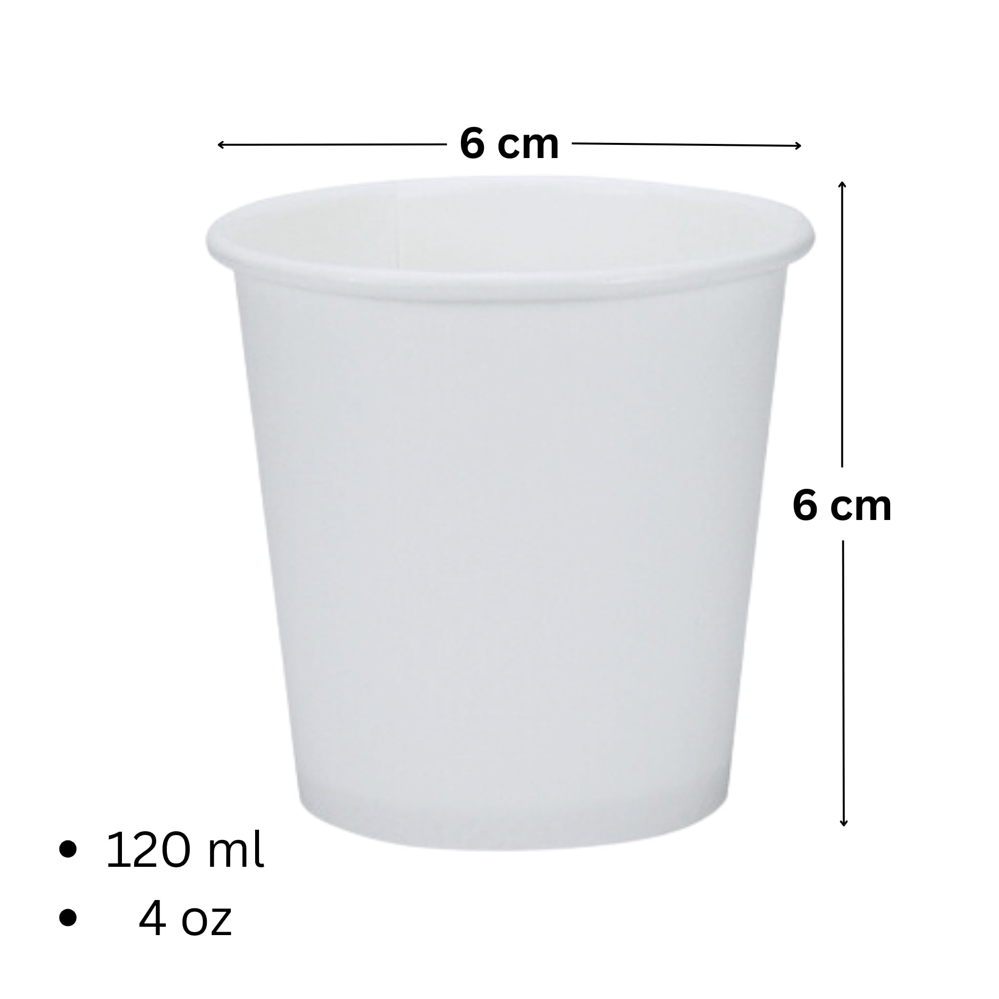 [900 pcs] Gobelets jetables en carton 120ml, Tasses/Verres jetables 4 oz pour Café et Espresso, Gobelet Épais de haute qualité Idéal Bureau et Événements + 100 GOBELETS OFFERTS