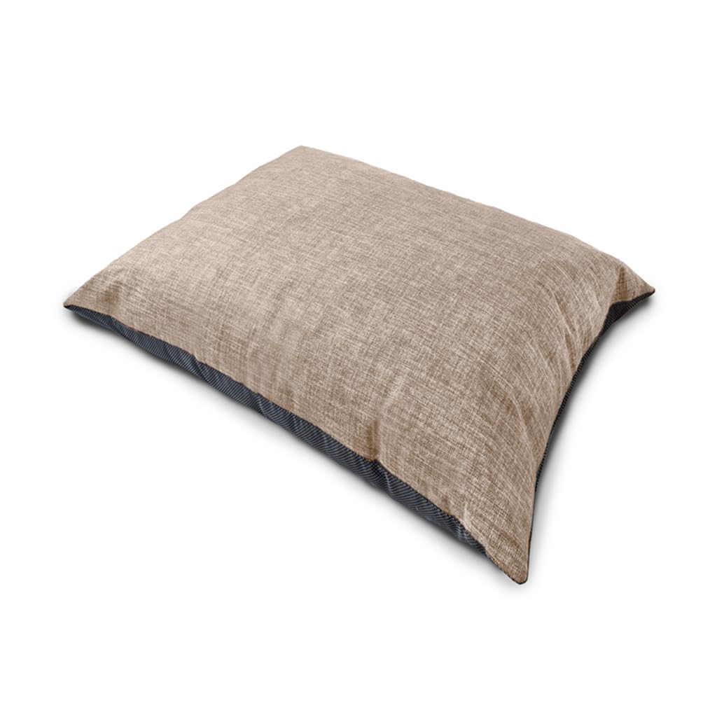 Bags of Beans Luxury Dog Beds & Cat Cushion - Meridian, Sandstone - Small