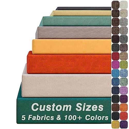 Custom Size Bench Cushion,Window Seat Cushions Indoor,Bench Cushions For Indoor Furniture,70D Thickened Foam Bay Window Cushion,Custom Outdoor Waterproof Cushion,Garden Patio Non-Slip Bottom Bench Pad #TOP2