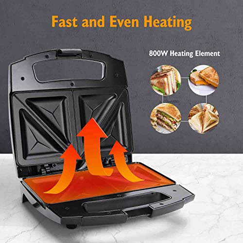 Aigostar-Lamo-30RFU-Sandwichera-800W-revestimiento-antiadherente-libre-de-BPA-almacenamiento-vertical-piloto-LED-indicador-temperatura-placas-con-forma-triangular-Color-acero-y-negro