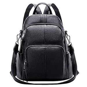 ALTOSY Echtleder Damen Rucksack Tasche Elegant Anti-Diebstahl Tagesrucksack Schultertasche