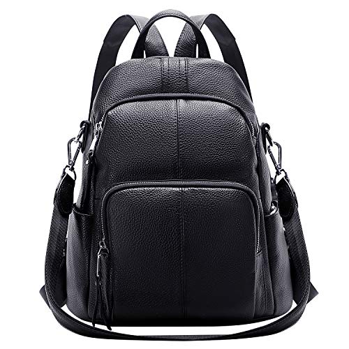 ALTOSY Echtleder Damen Rucksack Tasche Elegant Anti-Diebstahl Tagesrucksack Schultertasche