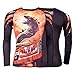 Tatami Fightwear Godzilla Rash Guard Men's Camicia di Compressione Uomo Jiu Jitsu MMA Fitness Boxeo Grappling No Gi