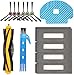 Accessoires pour Ecovacs Deebot Ozmo 930 Robot Aspirateur Pièces de rechange 1 Brosse principale 4 Filtre HEPA 6 Brosse latérale 3 Vadrouilles