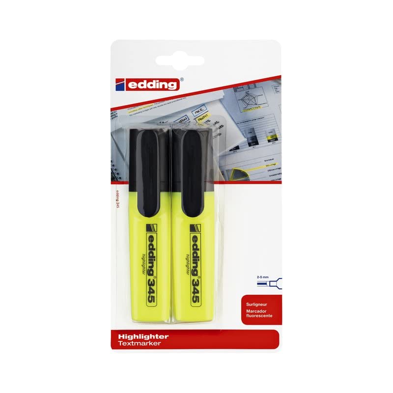 Edding 24 EcoLine Textmarker 10er Set - Nachfüllbar & Umweltfreundlich