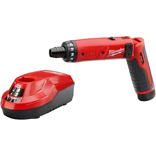 Milwaukee 2101-21 M4 1/4 Hex Screwdriver Kit W/1 Bat