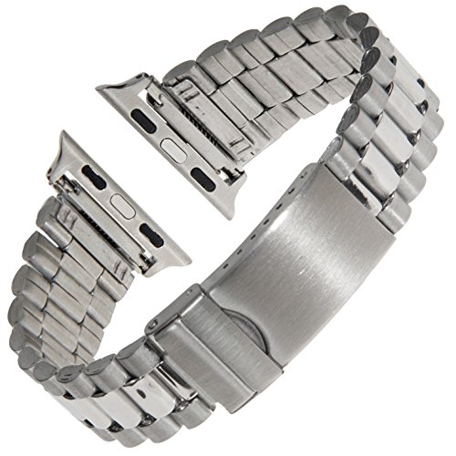 Bracelet Apple Watch 38mm Gilden 1536-SL en acier inoxydable élégant