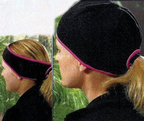 COZY FLEECE PONYTAIL HAT