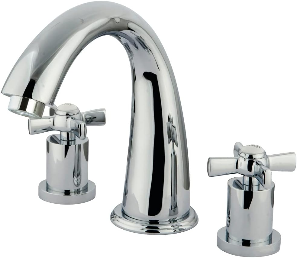 KINGSTON BRASS KS2368ZX Millennium Roman Tub Filler, Brushed Nickel