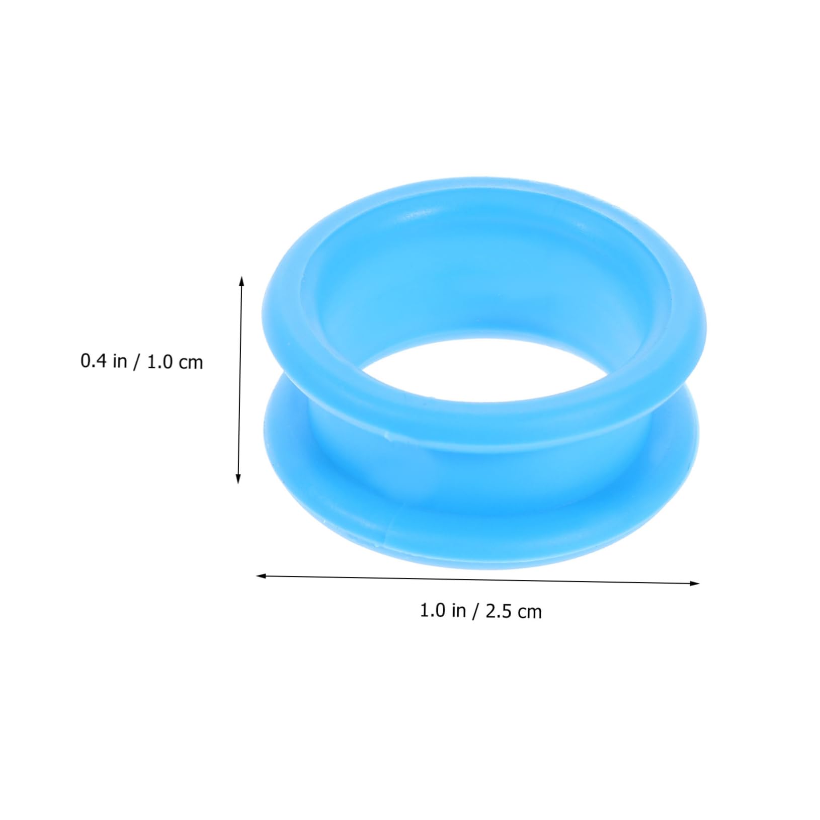 Gogogmee Professional Pet Scissors Ring 10pcs Silicone Finger Rings for Clipper Scissor Tip Protectors for Comfortable Use