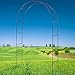 Arche Rosier Metal, Arche Jardin Exterieur, Pergola Arceau Jardin Metal - Hauteur: 240 Cm, Largeur: 140 Cm, Profondeur: 38 Cm, Conception D'assemblage De Bricolage Détachable, 1 Pcs (Color : Noir)